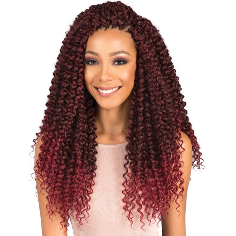Bobbi Boss African Roots Braid Collection Crochet BRAZILIAN WATER CURL 18 Inch 1