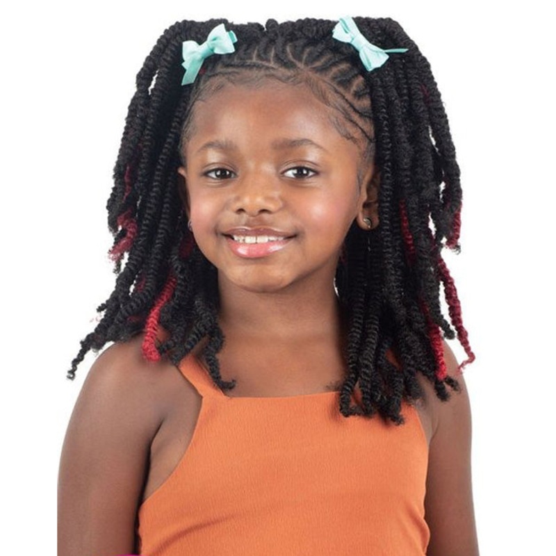Freetress Braid 3X KIDS PRE-FLUFFED POPPIN’ TWIST 12″ 1
