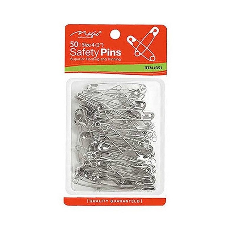 Magic Safety Pins Size 4 (2″) 50 Pieces 2″