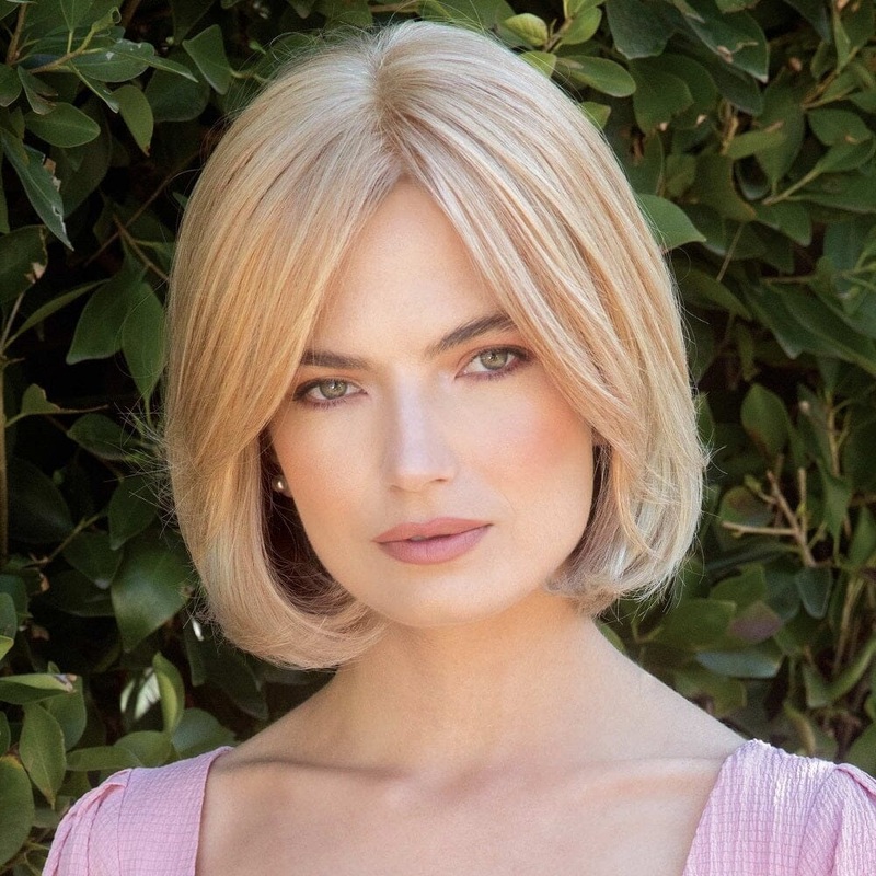 Orchid Human Hair Top Piece 9″ by Rene of Paris Cappucino