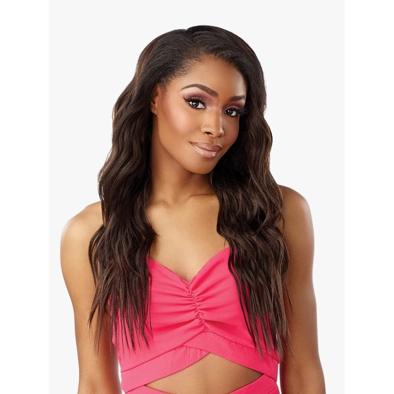 Sensationnel Instant Weave Drawstring Half Wig – IWD 16 1 JET BLACK