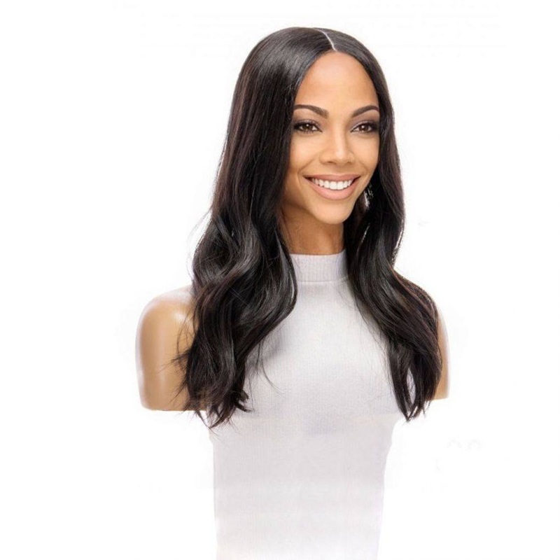 20″ Divine Lace Top Topper Natural Black Zig Zag Lace Front