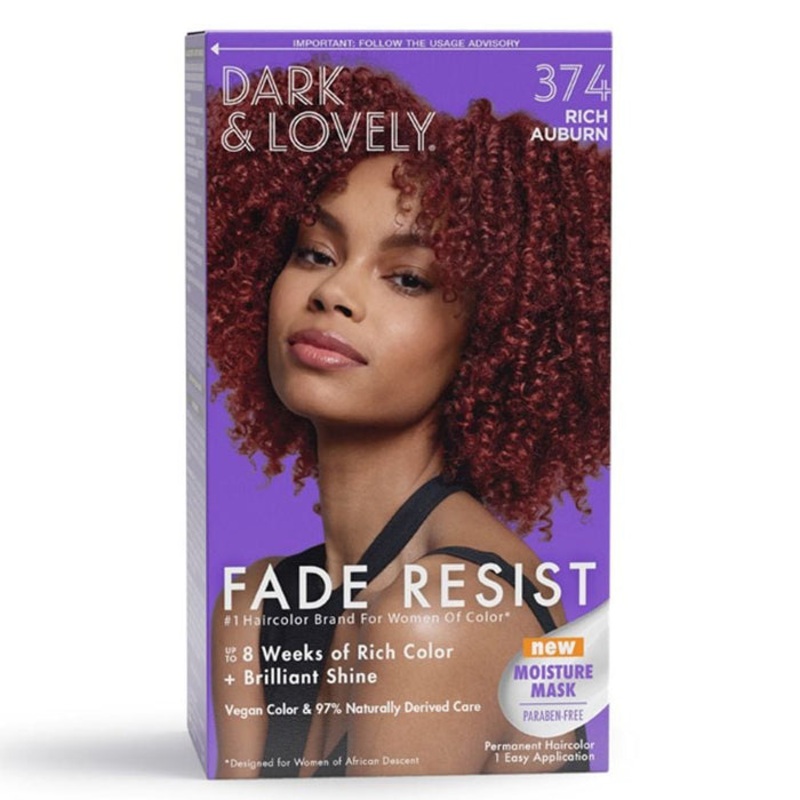 DARK & LOVELY FADE-RESISTANT PERMANENT HAIRCOLOR MIDNITE BLUE