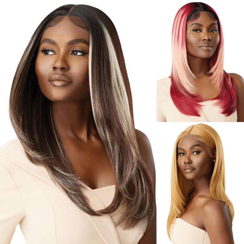 Outre Melted Hairline Synthetic Lace Front Wig – Kristyn 1 JET BLACK