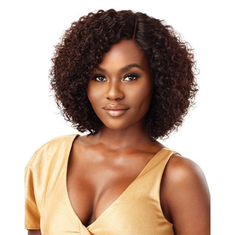 Outre My Tresses 100% Unprocessed Human Hair Lace Front Wig – HH NASHIRA NBLK