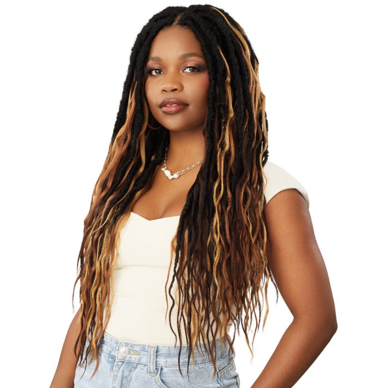 Outre X-Pression Twisted Up Pre-Loop Crochet Braids – BOHO GODDESS EGYPTIAN LOCS 22″ 3X 1