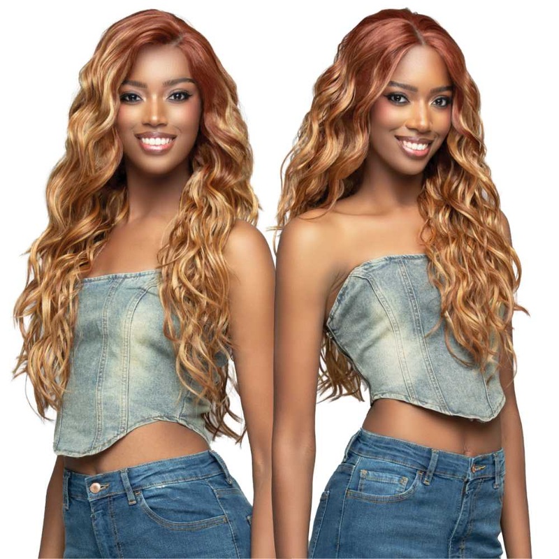 Bobbi Boss 13×4 Glueless Lace Frontal Wig – MLF266 Alheri 1 JET BLACK