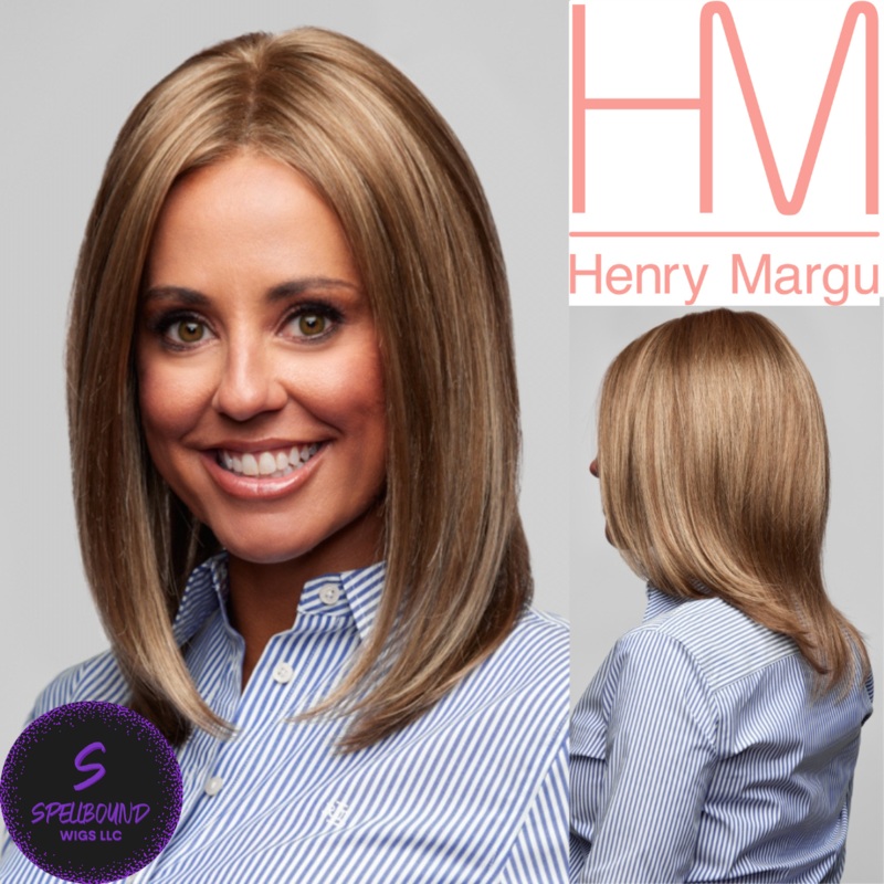 Chelsey in 2418GR – Naturally Yours Collection by Henry Margu ***CLEARANCE*** 2418GR – Light ash brown with gold blonde highlights and dark brown roots