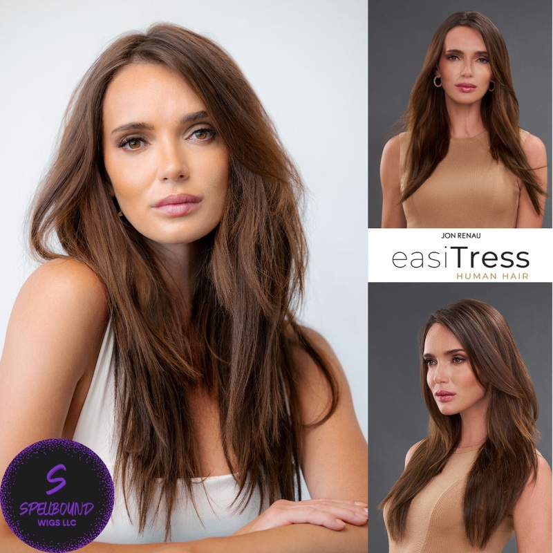 easiExtensions 16″ Human Hair Extensions – easiTress Human Hair Collection by Jon Renau 1B