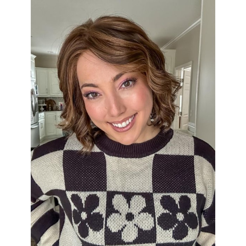 January Hand Tied | Synthetic Lace Front Wig (Mono Top) 1B