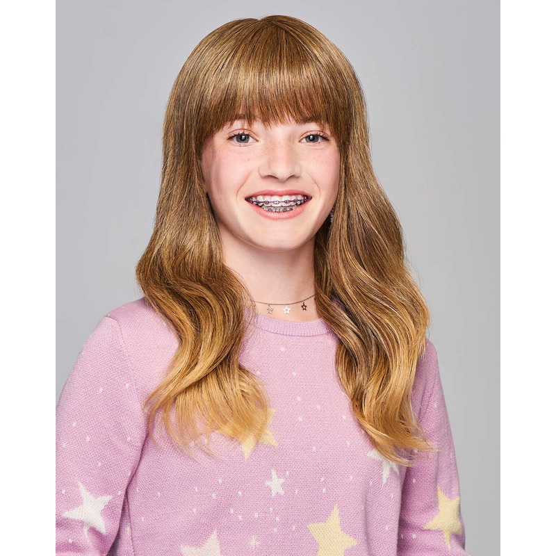 Pretty In Layers-Ultra Petite | Kids Monofilament Top Synthetic Wig by Hairdo R10