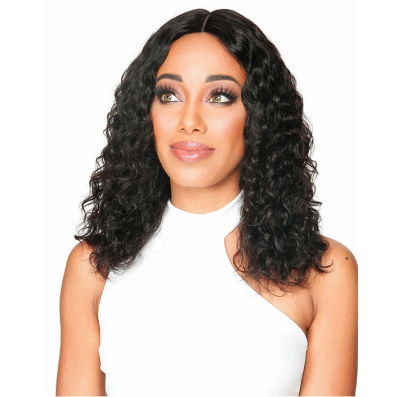 Zury Sis Wet & Wavy Brazilian Remy HD Lace Front Wig – HRH-BRZ LACE WW WON NATURAL