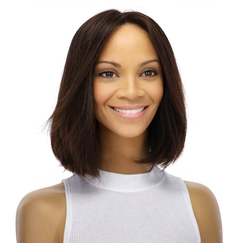 12″ Divine Luxe Lace Top Wig #5 Warm Dark Brown Zig Zag Lace Front