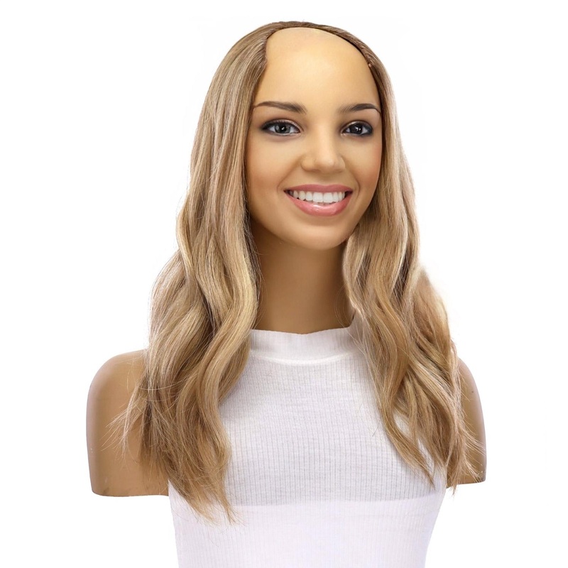 18″ U-Shape Topper Ash Blonde