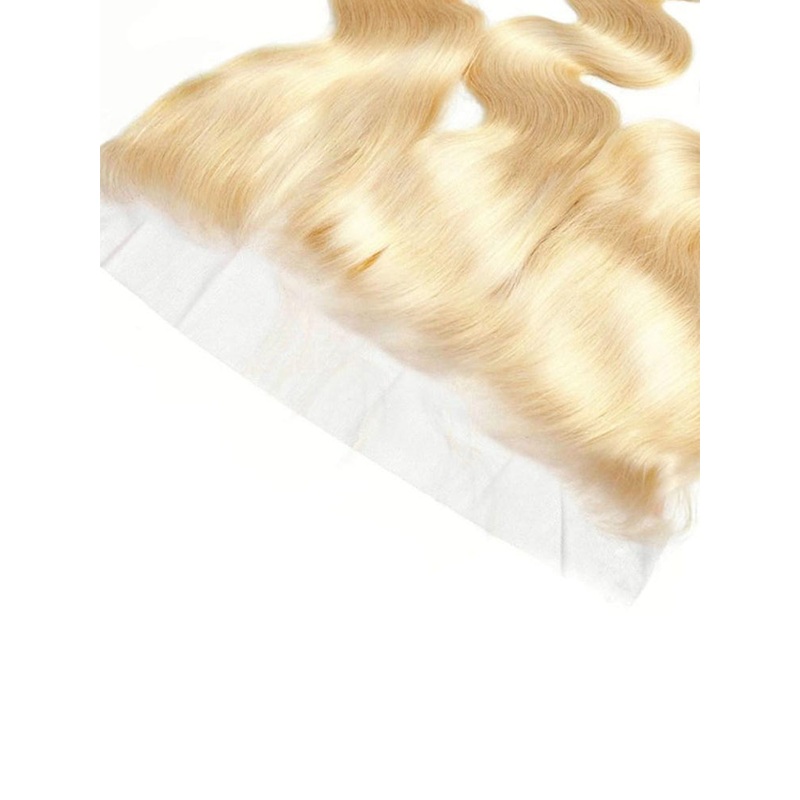 CurlyMe Body Wave 613 Blonde Virgin Human Hair 13×4 Lace Frontal 13×4 Frontal 8