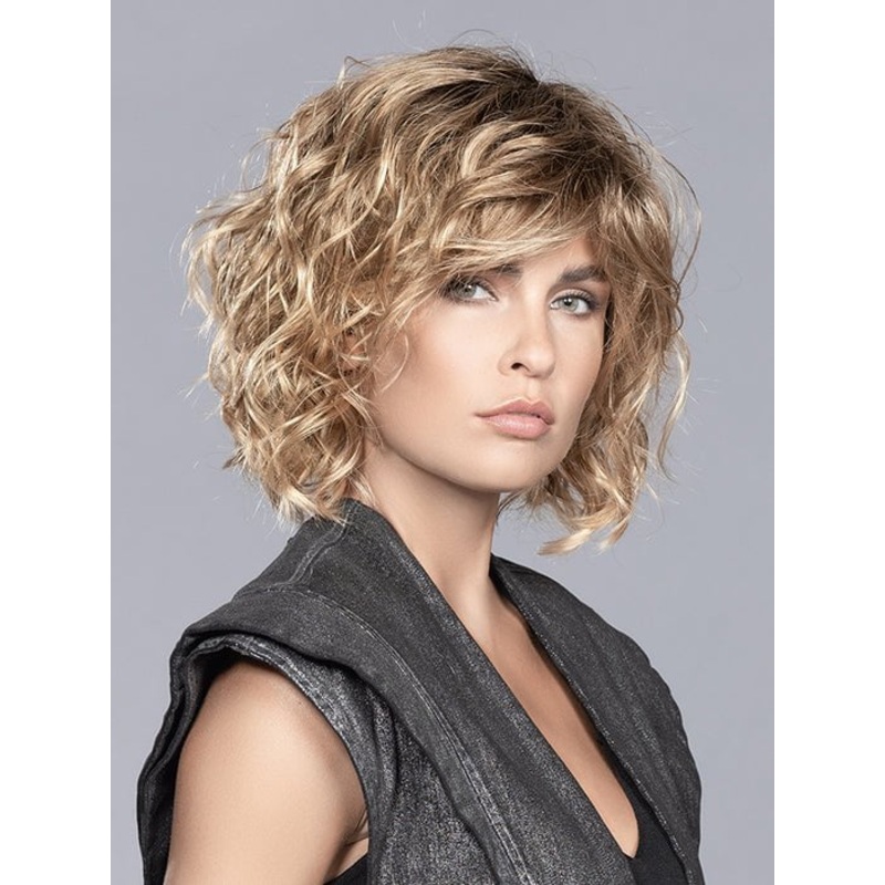 Girl Mono Large | Synthetic Lace Front Wig (Mono Part) DARK-CHOCOLATE-ROOTED