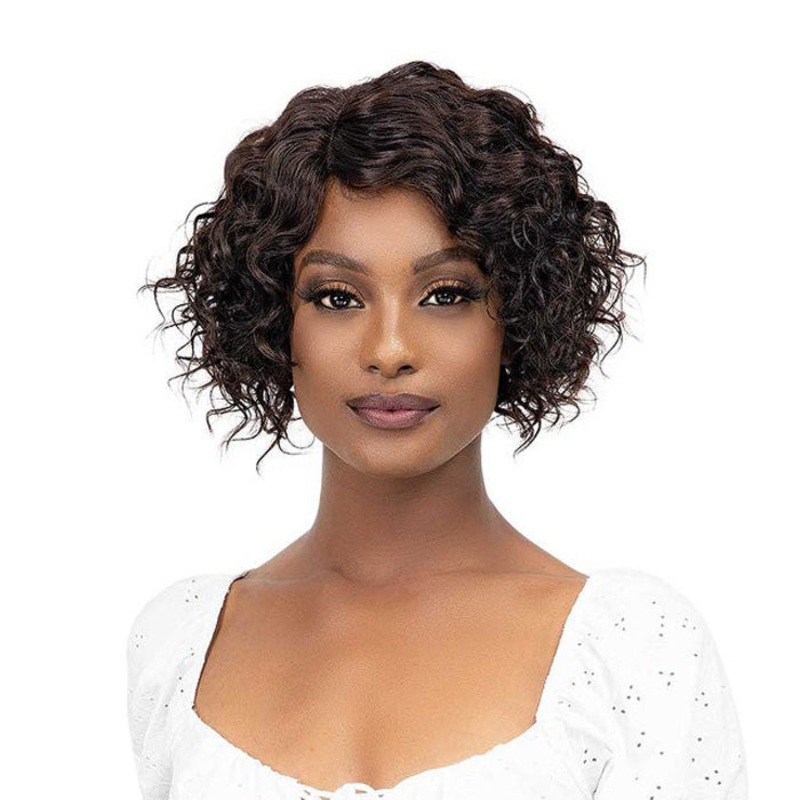 Janet Collection 100% Virgin Remy Human Hair Deep Part Lace Wig – DELILAH NATURAL