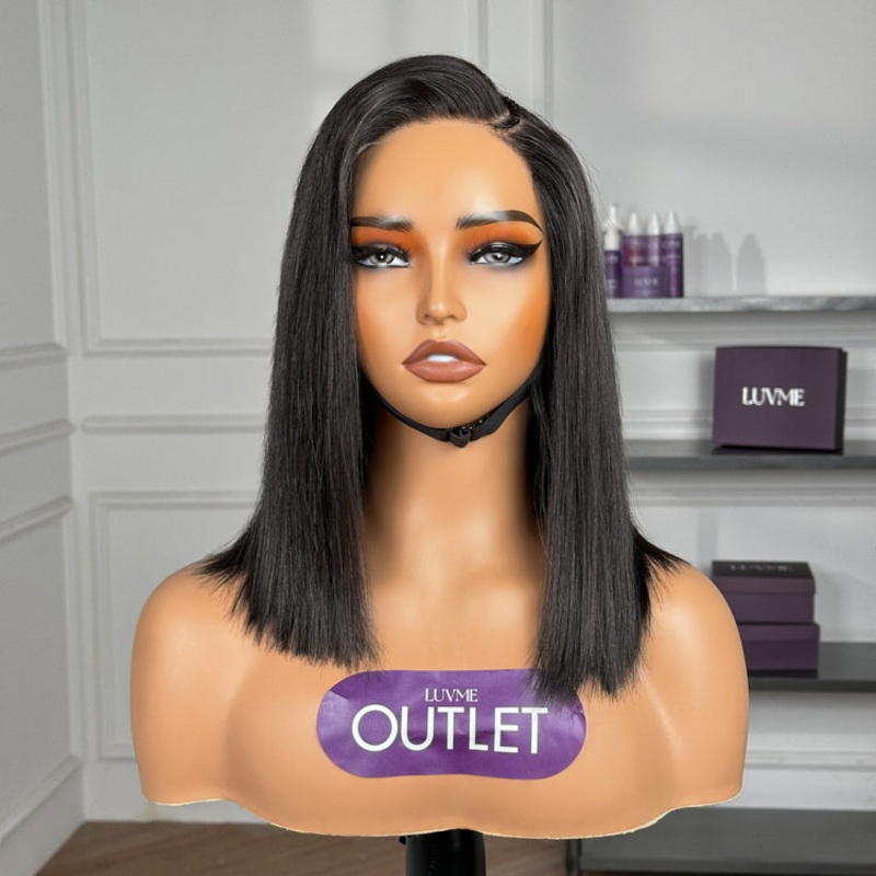 Special Deal | Pre-Styled Braided Silky Bob Glueless 4×4 Closure Lace Wig Pre-Cut Lace 12