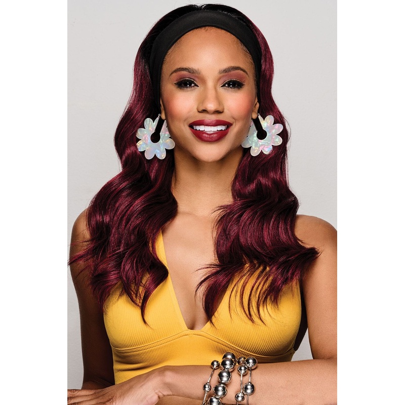 20″ Wavy Waves Headband by Kim Kimble MC1-Caviar