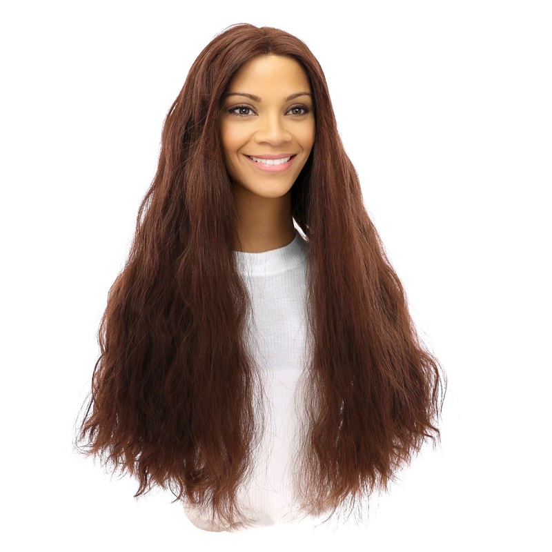 26″ Divine Lace Top Wig Auburn Wavy Zig Zag Lace Front