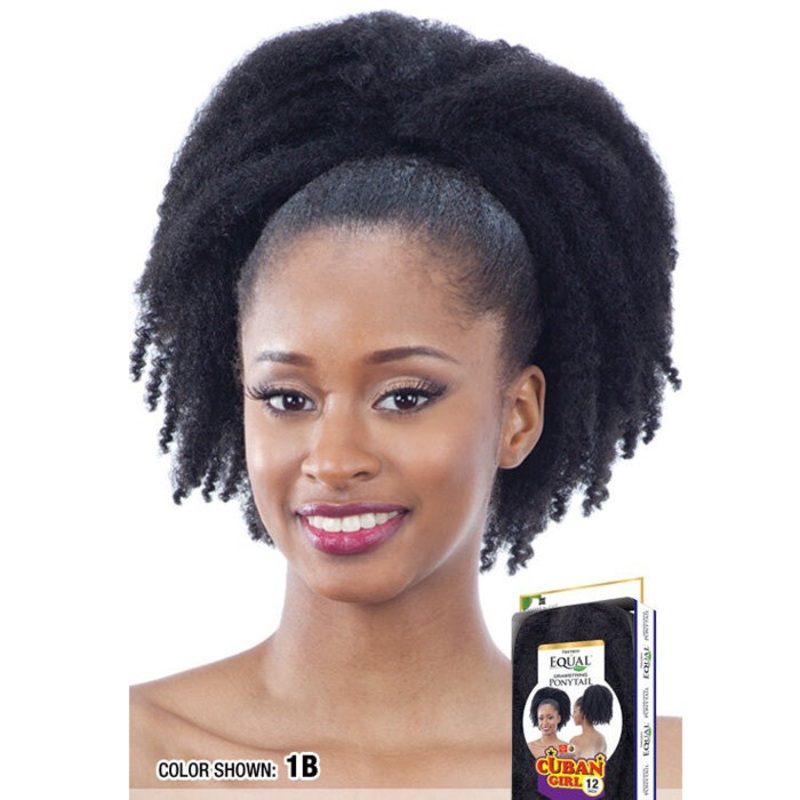 Freetress Equal Synthetic Drawstring Ponytail – CUBAN GIRL 12 Inch 30