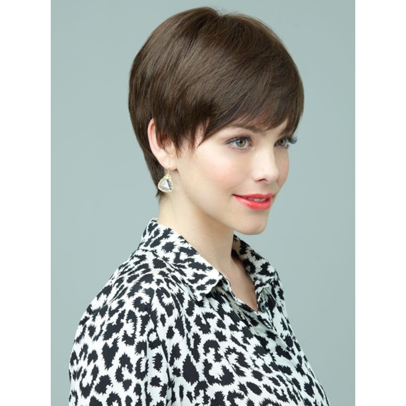 Kris | Human Hair Wig (Mono Top) | DISCONTINUED DARK-CHOCOLATE