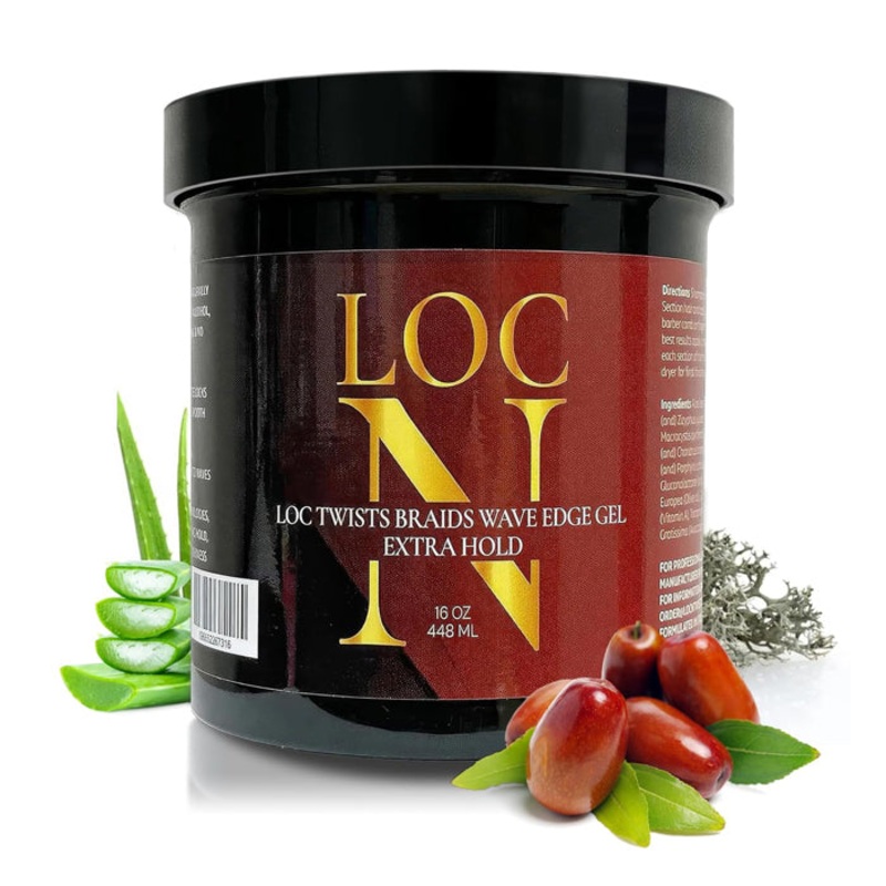 LOC N Twists Braids Wave Edge Gel 16oz – EXTRA HOLD 16oz