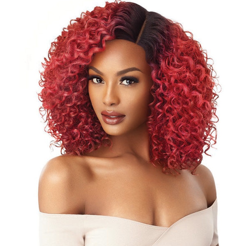 Outre 5″ Deep L-Part Swiss Lace Front Wig – AMBROSIA DRCPNK