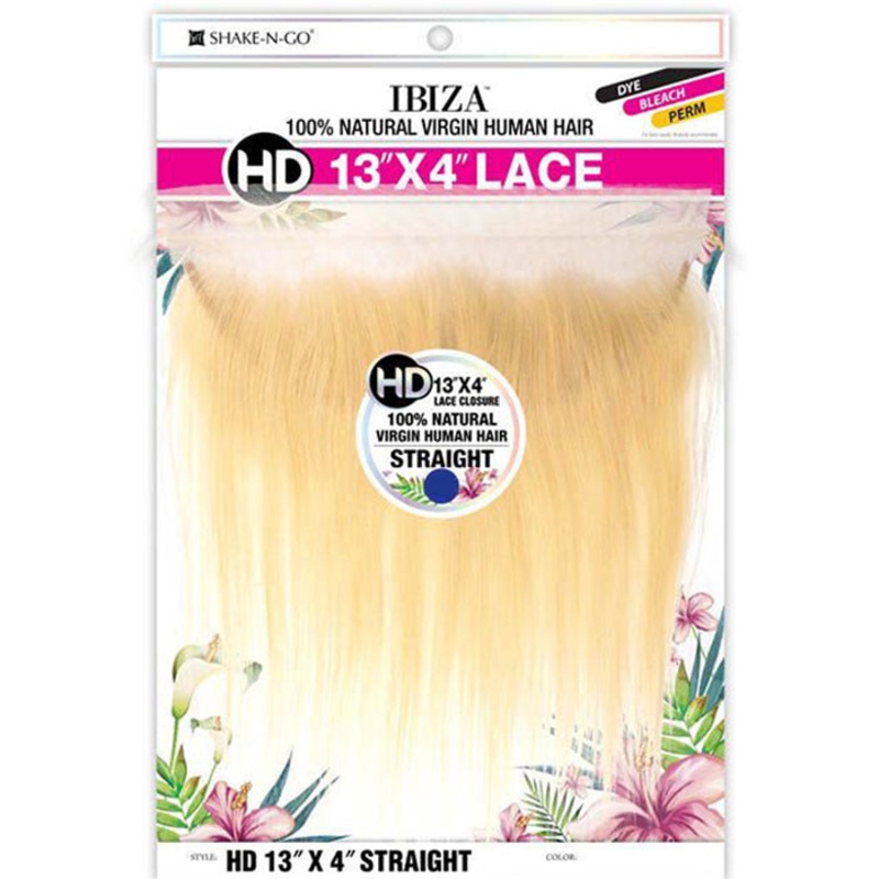 Shake N Go 100% Virgin Human Hair 13X4 HD Lace Closure – STRAIGHT 16 613