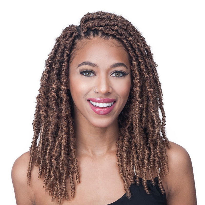 Bobbi Boss Nu Locs Distressed Butter Fly Locs Braid Plus 12″ 2X T1B/BUG99J