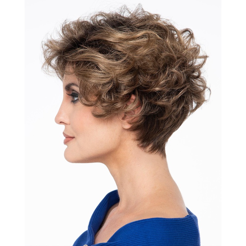 Carrisa (Exclusive) | Lace Front & Monofilament Part Synthetic Wig by Envy Amaretto N Cream