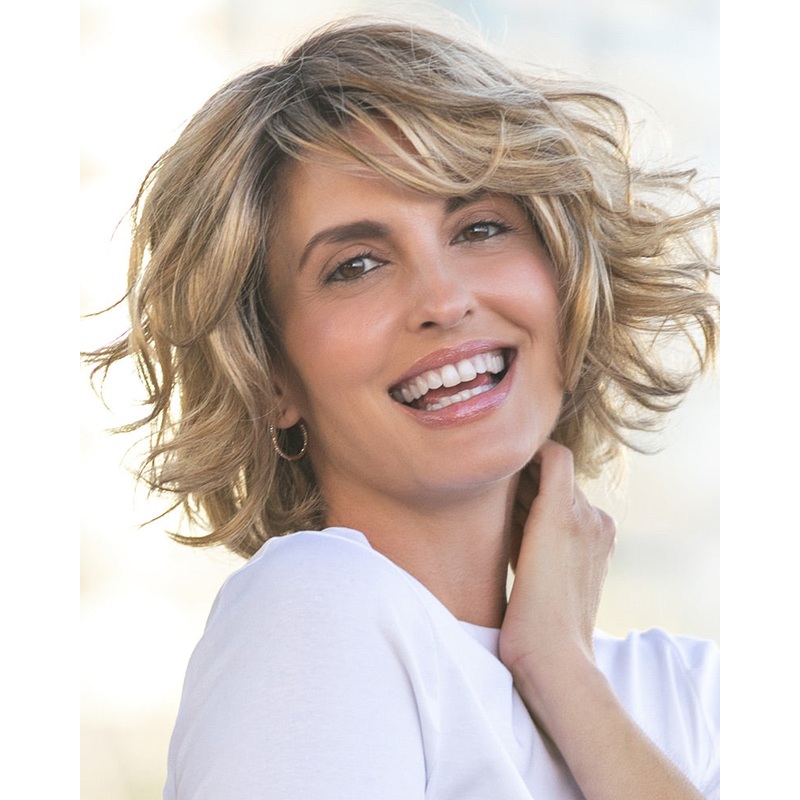 Gia Mono (Exclusive) | Lace Front & Monofilament Top Synthetic Wig by Envy Amaretto N Cream