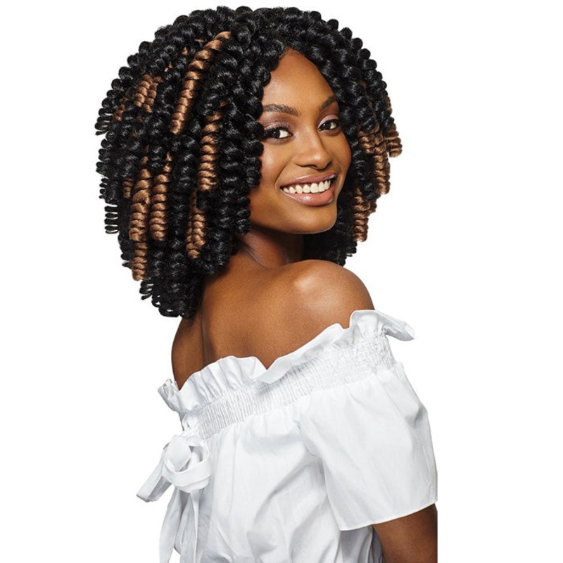 Outre X-Pression Curlette Crochet Loop Braid – MEDIUM 20″ 2T1B/BU
