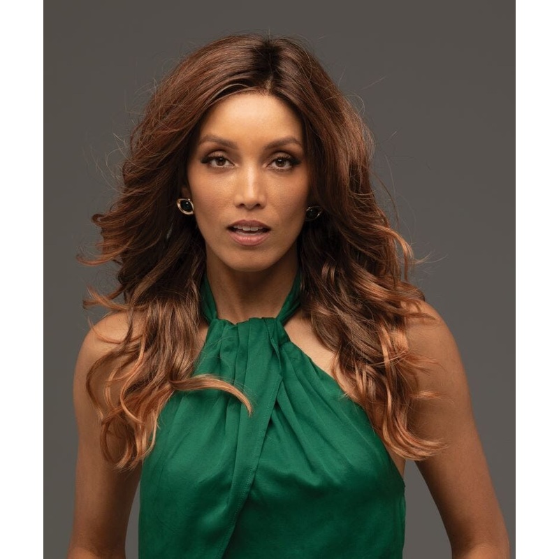 Blaze Lace Front Wig by Estetica Copper Sunset