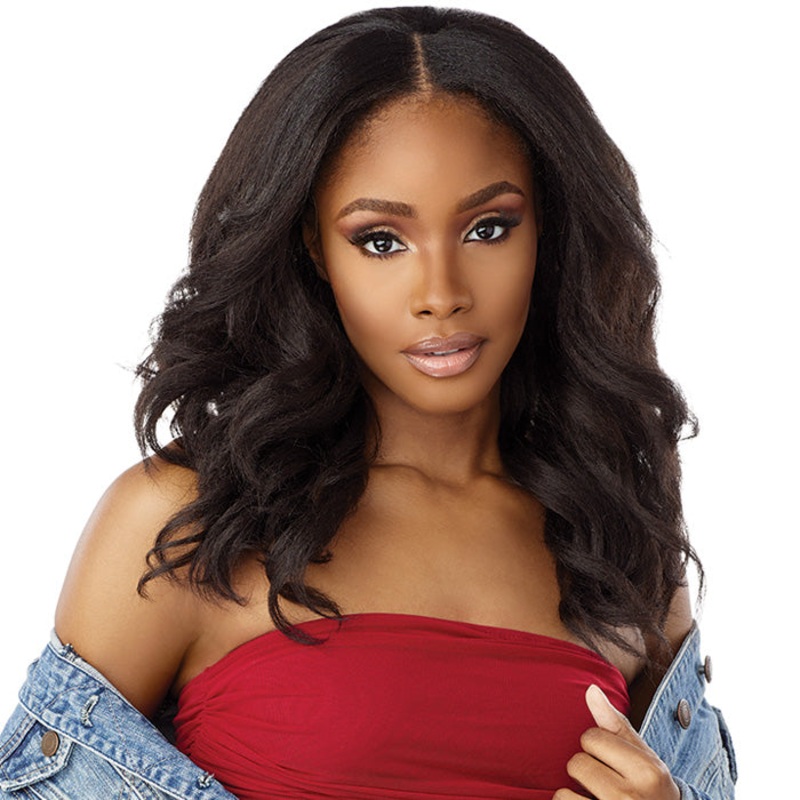 Sensationnel Curls Kinks V-Part Wig Glueless HD Lace Part Wig – V-UNIT 8 1