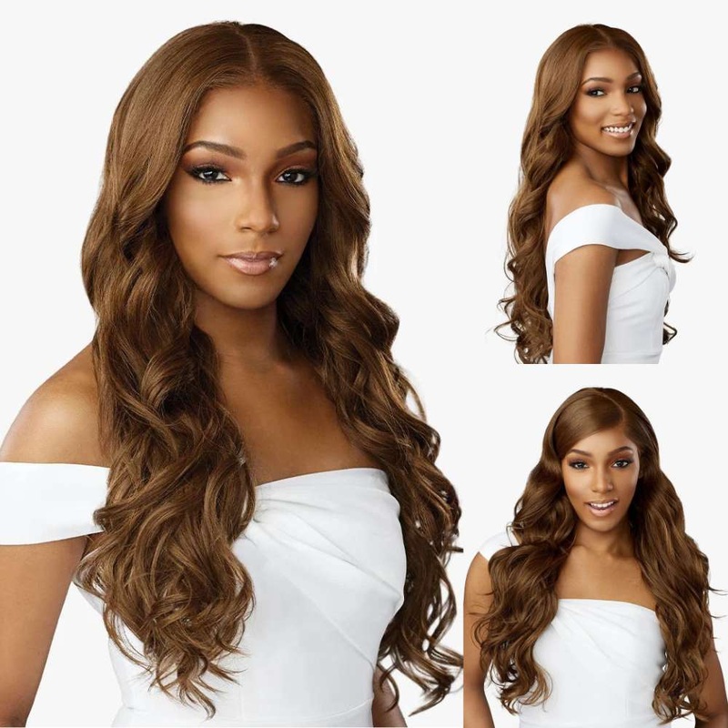 Sensationnel Glueless Bare Luxe Lace Wig – 13×6 Unit 10 1 JET BLACK