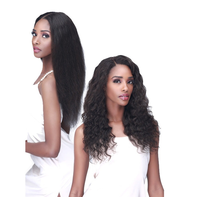 Bobbi Boss Unprocessed Human Hair Wet & Wavy 13″X4″ Hand Tied Deep HD Lace Wig – MHLF519 BRAELYNN NATURAL