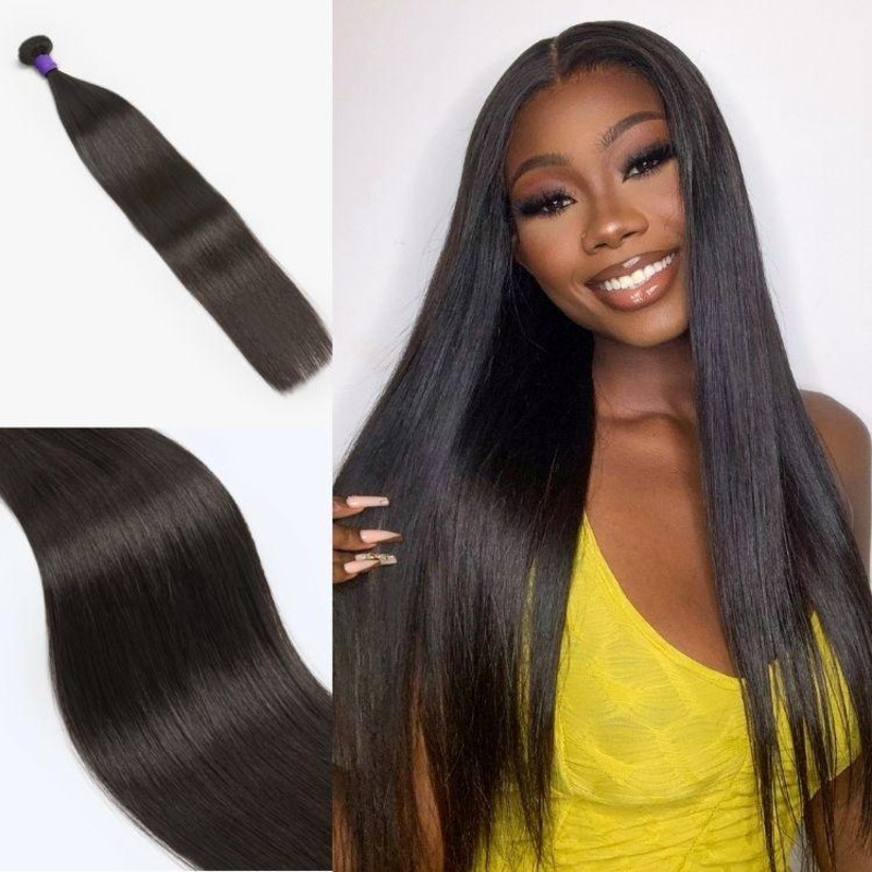 Upgraded Brazilian Hair | 1pc Straight / Body Wave 100% Virgin Brazilian Human Hair Bundle Straight 10