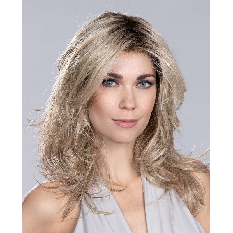 Voice Large | Synthetic Lace Front Wig (Mono Top) by Ellen Wille Chocolate Rooted