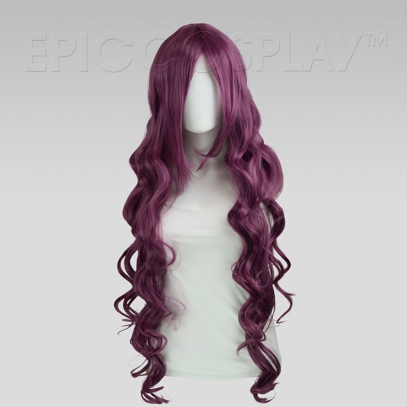Hera – Dark Plum Purple Wig