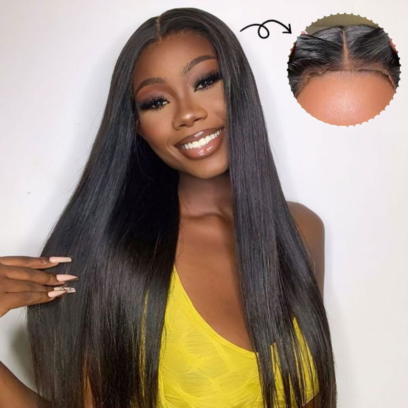 Straight 8×5 Ready Go Wig HD Lace Pre-Bleached & Pre-Plucked 3S Easy To Wear Glueless Wig 20 Pre-Cut Lace & Plucked & Bleached 220%