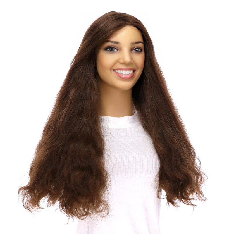 24″ Divine Luxe Lace Top Wig #6 Neutral Medium Brown Wavy Zig Zag Lace Front