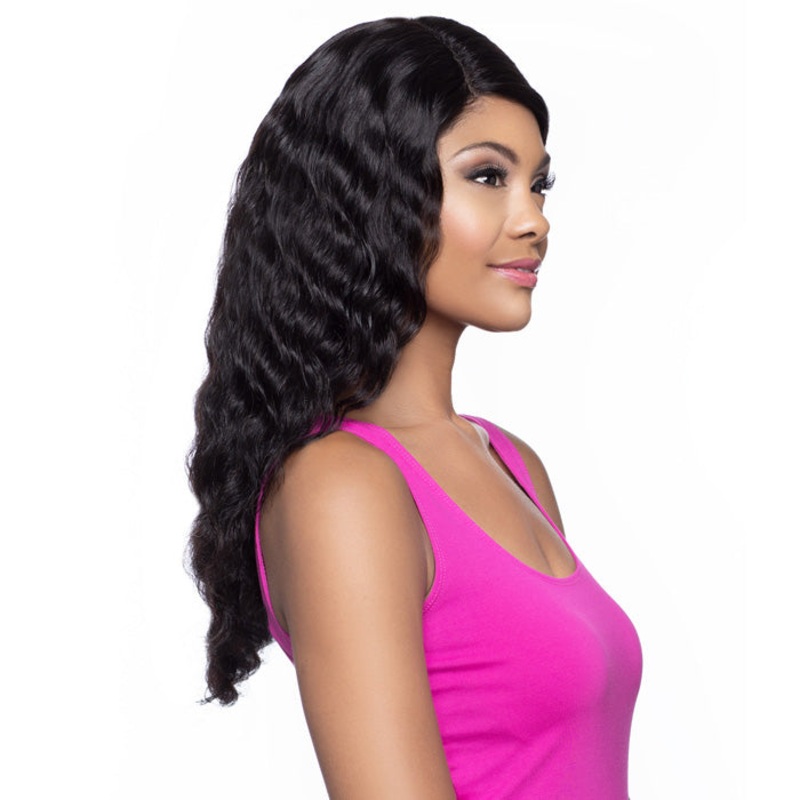 Foxy Lady 100% Brazilian Human Hair Lace Part Wig – APRYL NTLBLK
