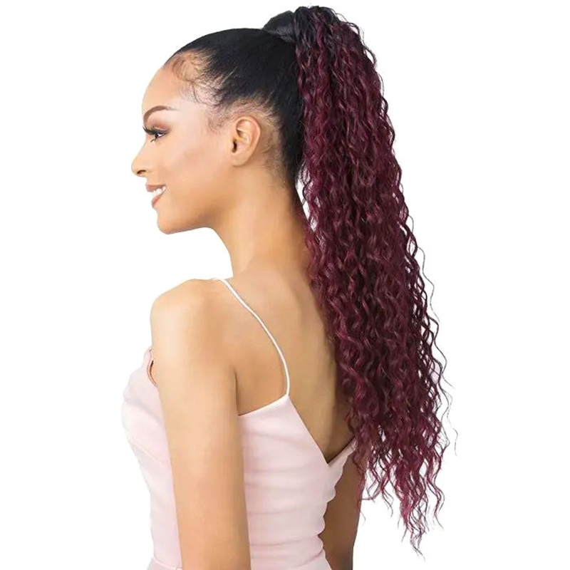 Goldntree Wrap Ponytail – FRENCH WAVE 24″ 1