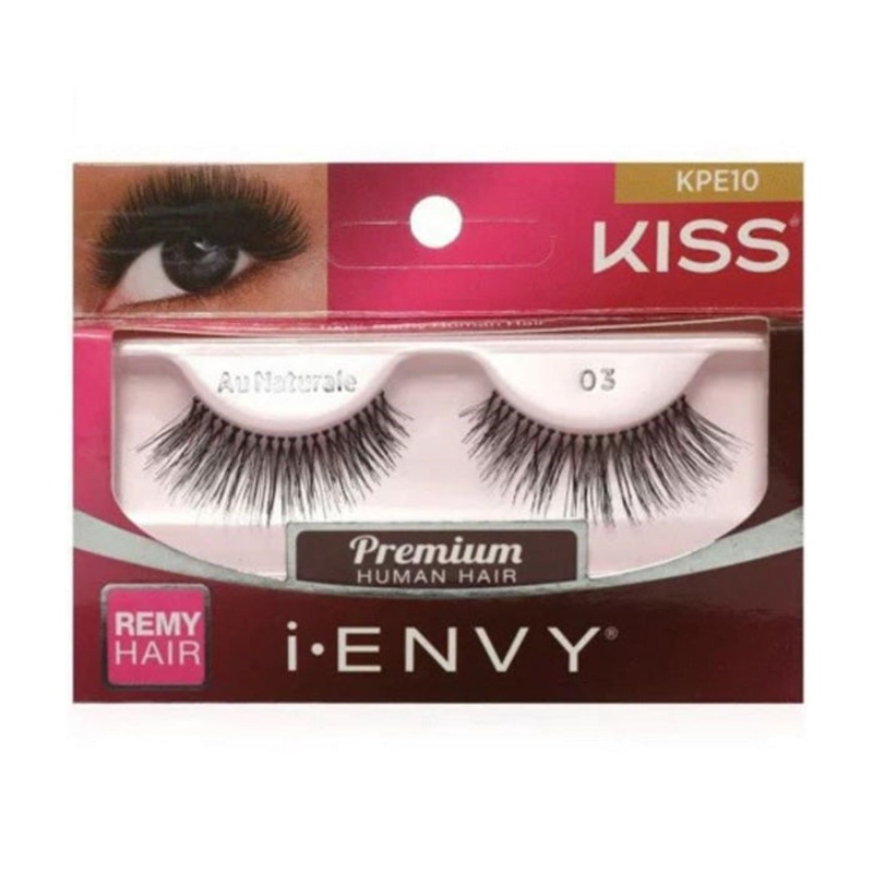 Kiss i-Envy Premium Human Hair Lashes – Au Naturale KPE10 KPE10 Au Naturale 03