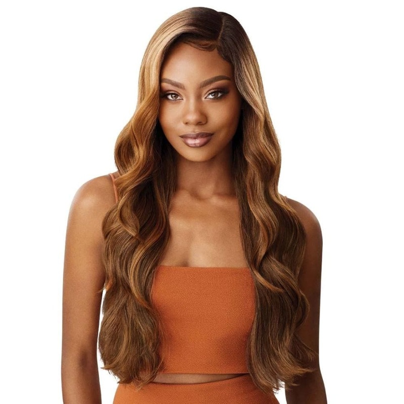 Outre Color Bomb Synthetic Lace Front Wig – Kimani 1 JET BLACK