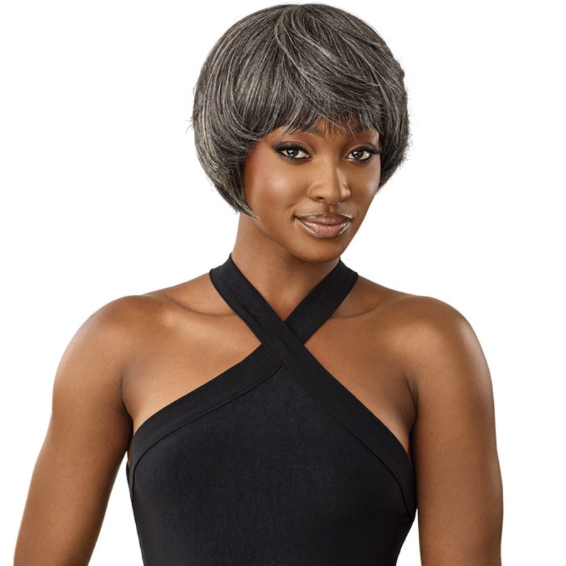 Outre Fab & Fly Gray Glamour 100% Human Hair Full Wig – HH-MURIEL 34