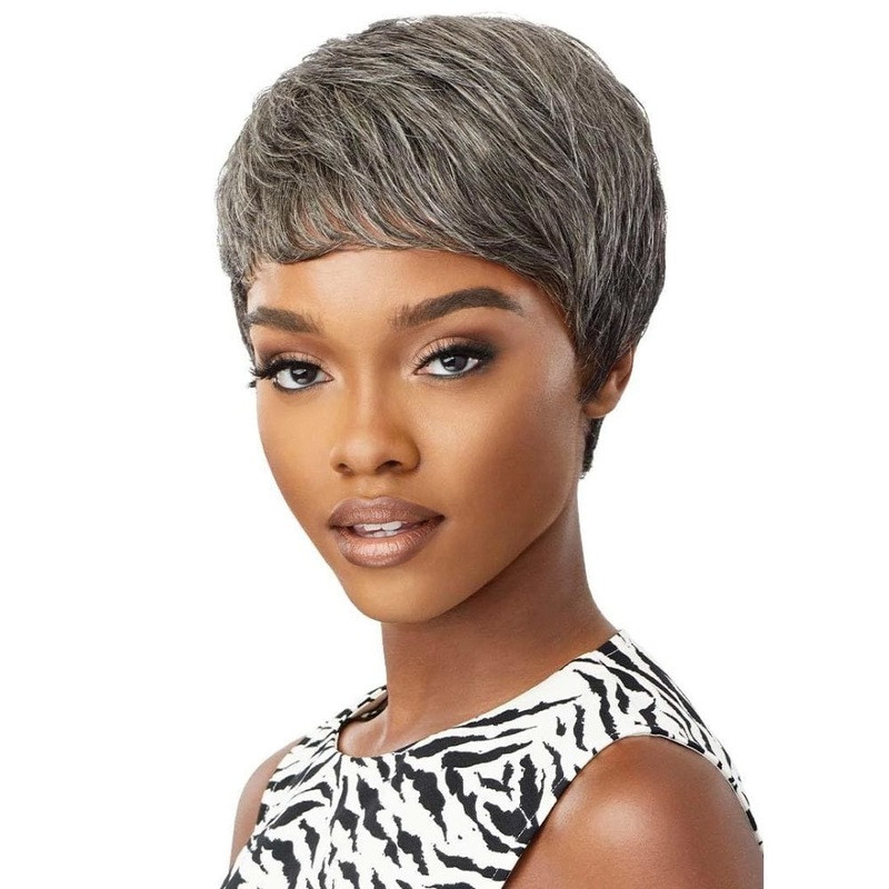 Outre Fab & Fly Gray Glamour Human Hair Wig – HH-Eden NBLK