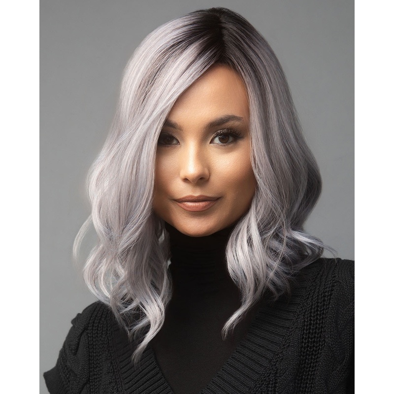 Panache Wavez | Lace Front & Monofilament Part Synthetic Wig by Rene of Paris Dusty Rose