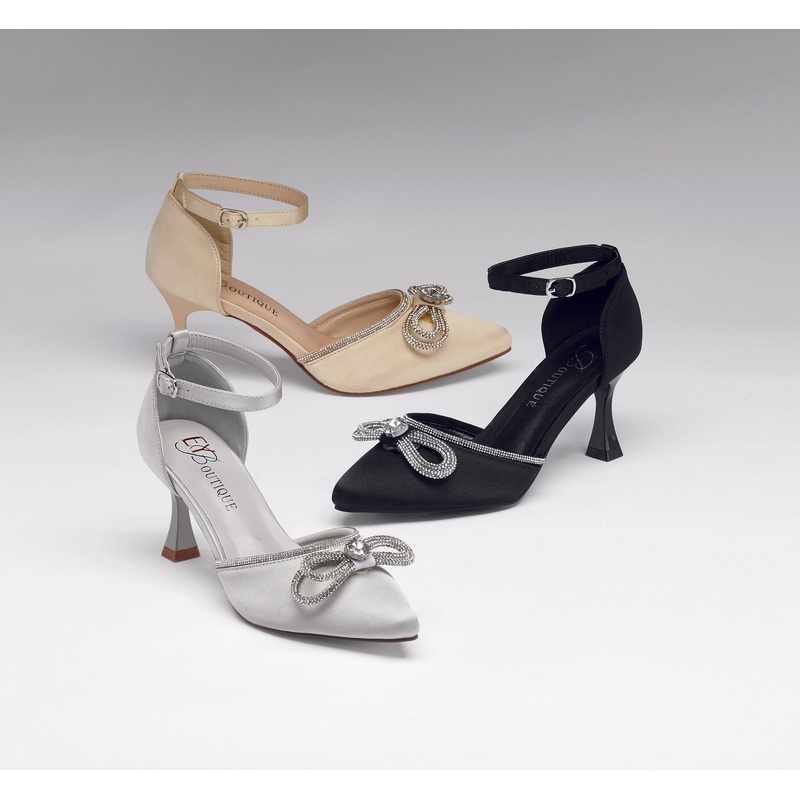 Scrolls of Shine Pump by EY Boutique CHAMPAGNE 11M